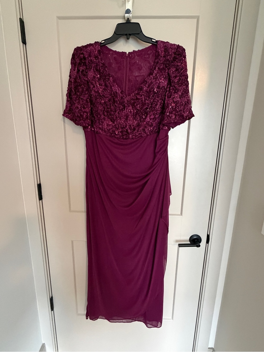 Alex Evenings burgundy gown